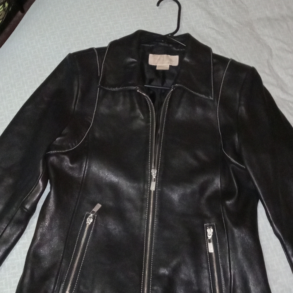 Michelle kors leather jacket